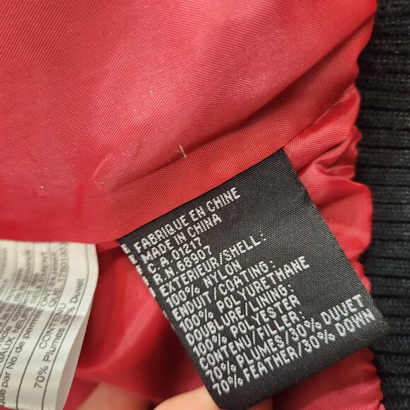 Vintage Le Chateau Cropped Puffer Bomber Jacket Size Small - Picture 10 of 14